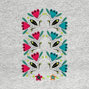 Batik flower pattern T-Shirt